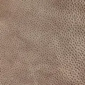 Printed leather texture, warm beige, dense stippled pattern with circular indentations and subtle tonal variations, matte finish.